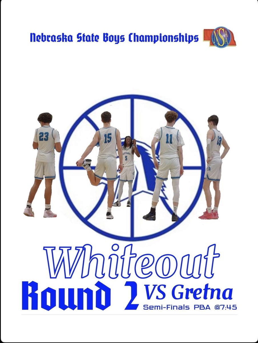 TOMORROW. @ 7:45PM. BE THERE IN WHITE. LETS GO MUSTANGS!!!!!