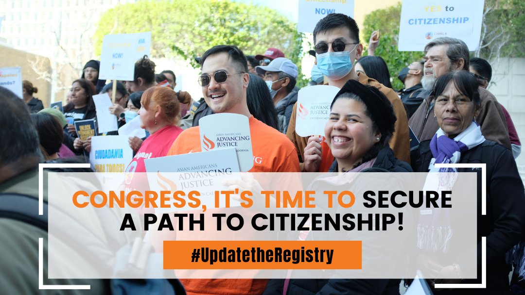ajsocal_'s tweet image. Congress, NOW is the time to secure a #pathtocitizenship for over 8 million ppl. The Registry Bill was re-introduced in Congress and we came out to DTLA to support!