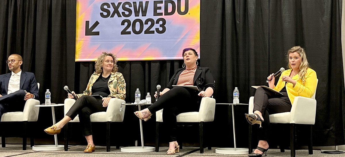 Dep Sec of Ed McKenzie Snow @ #SXSWEDU on why VA is the first state in the country to create #DataScience HS course standards: “Every second, we create enough data to fill 50 Libraries of Congress… we need to create course choice and course access to advanced DS opportunities”