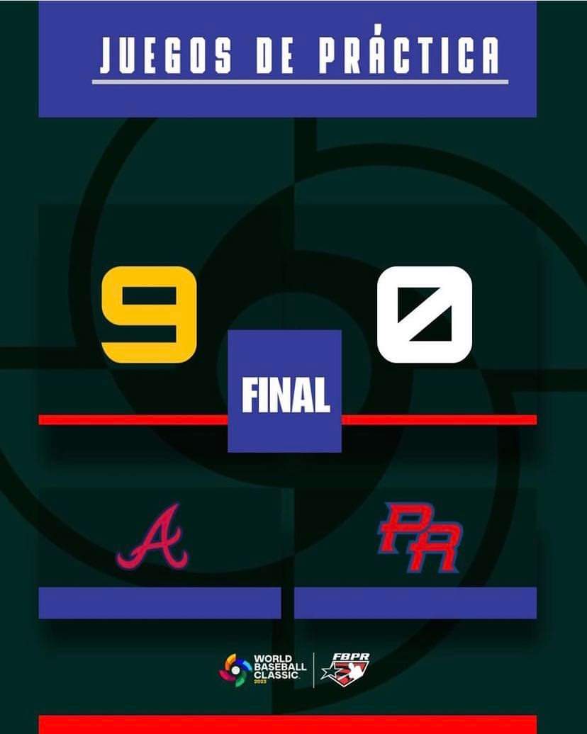 Puerto Rico 0-9 Atlanta Braves