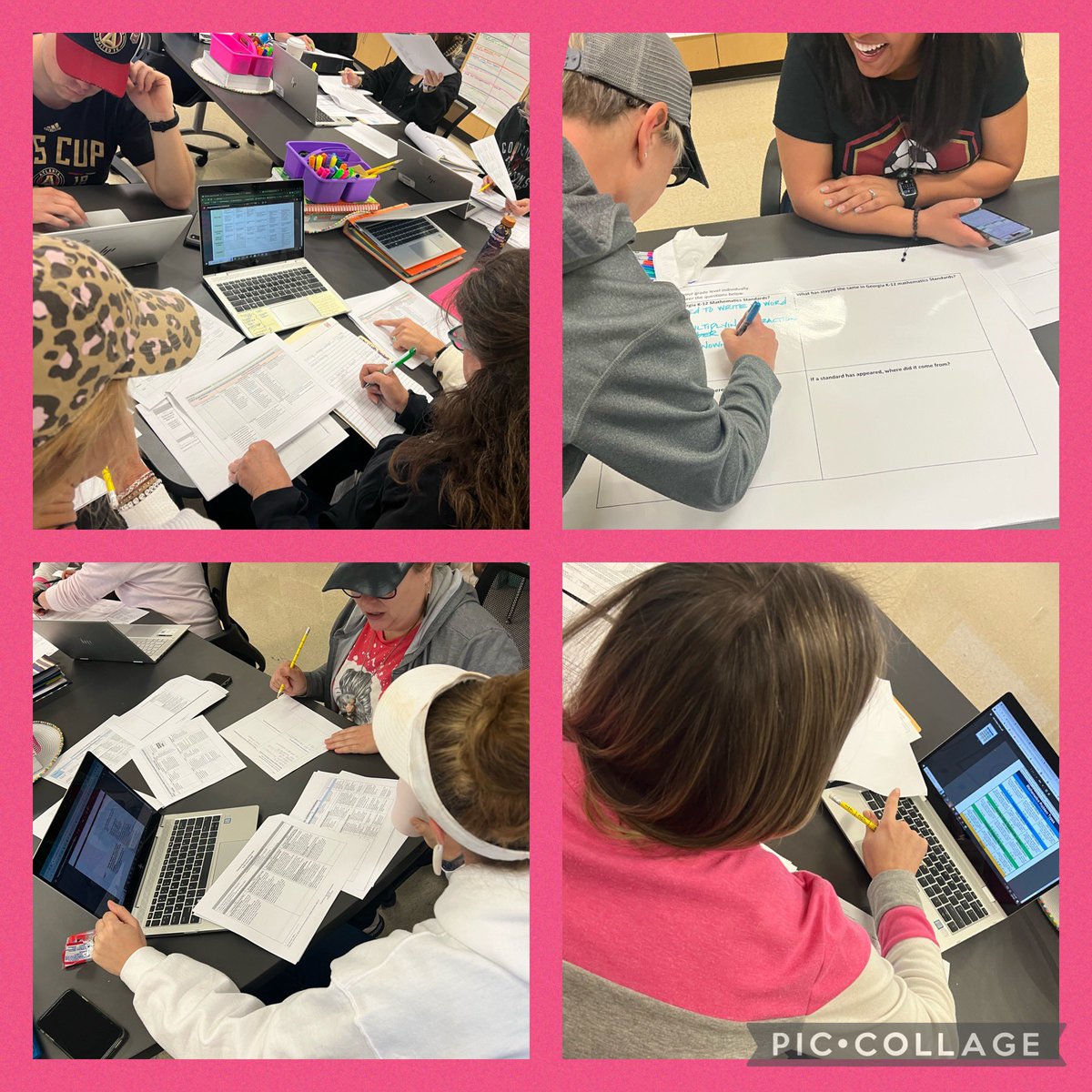 Diving into new <a href="/GaDOEMath/">GaDOEMath</a> standards! <a href="/IndianKnollES/">Indian Knoll</a> Ts compared old to new by identifying changes to the standards and concepts that were moved. #movingforward #ccsdfam #ccsdils