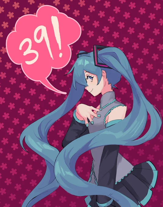 And here's my miku day miku's from the past 3 years.. 2020, 2021, 2022! The improvement- :v 