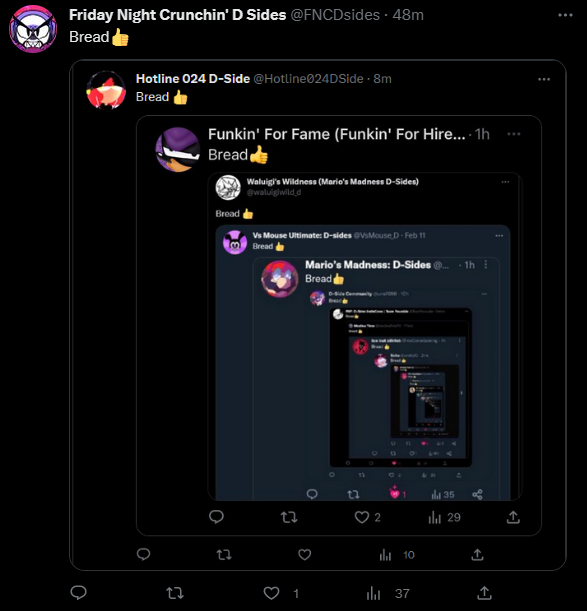 FnfMake's tweet image. Bread👍
