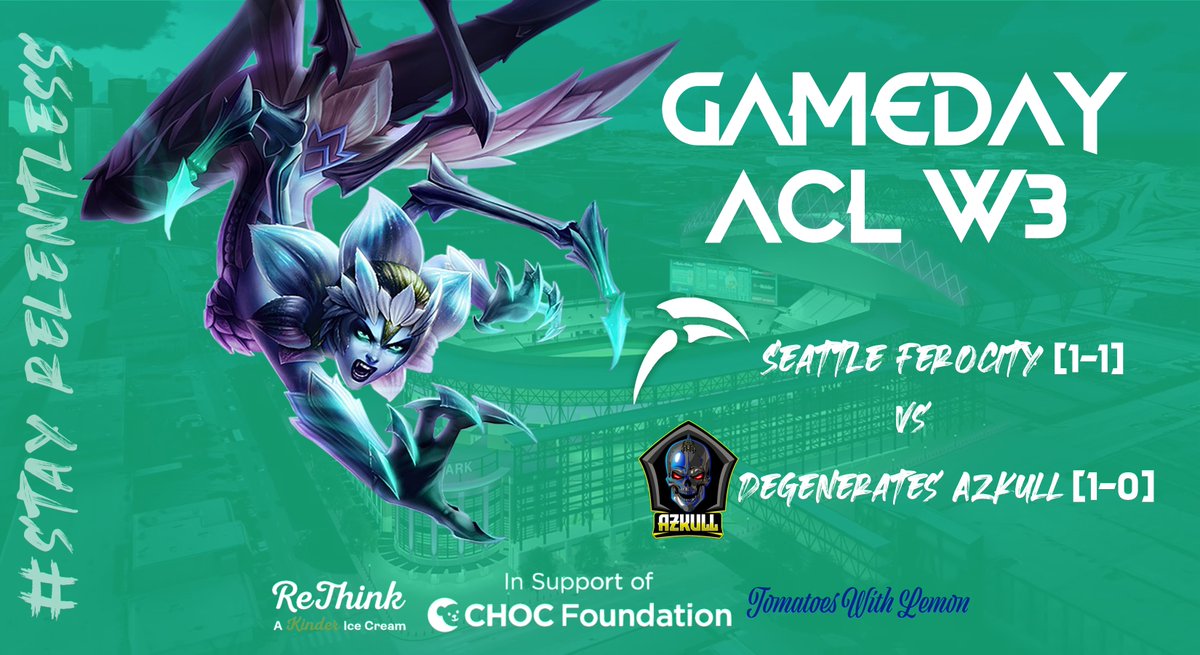 SeattleFerocity's tweet image. Another blip on our road to the @AegisEsportsGG ACL Championship.

Match vs @DegenerateEspo1 today @ 5pm PST.

Best of luck!