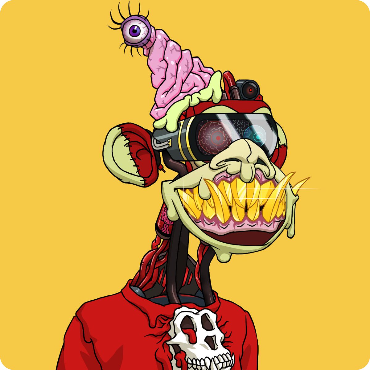 Bored Ape #2117 just took a shot of an M2 serum and transfigured into Mutant Ape #14235. #BAYC to #MAYC

There are now only 557 mutants remaining!

Opensea: opensea.io/assets/0x60e4d…