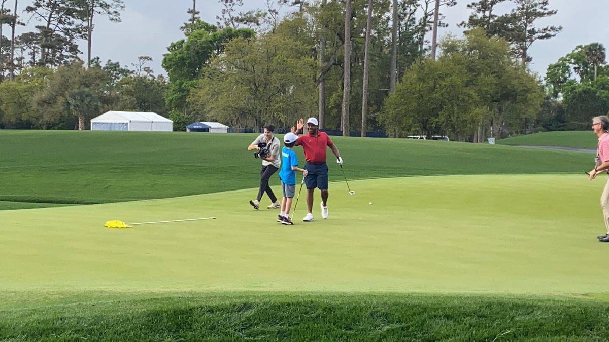 The BEST day for my boy! We know you aren’t PGA’ing this year but we miss ya in Jax this week <a href="/HV3_Golf/">Harold Varner III</a>! 

p.s. He beat it!! Lox is cancer free!!