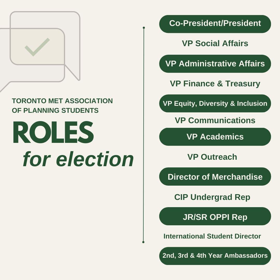 Are you looking to get more involved in school? Get ready for the 2023 TMAPS election! Nomination period runs from March 7-17 ⏱⏱ Check out the information session recording and nomination form on FCSS website (fcssociety.ca/cue)