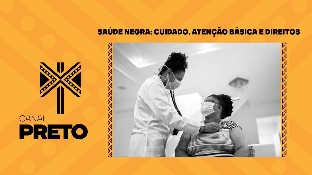 canal_preto's tweet image. SAÚDE NEGRA: CUIDADO, ATENÇÃO BÁSICA E DIREITOS

Vídeo completo: youtu.be/qPWBw7lUZNM

Racismo. Ou você combate, ou você faz parte. Qual dos dois é você?
#SaúdeNegra #Diretos #CanalPreto