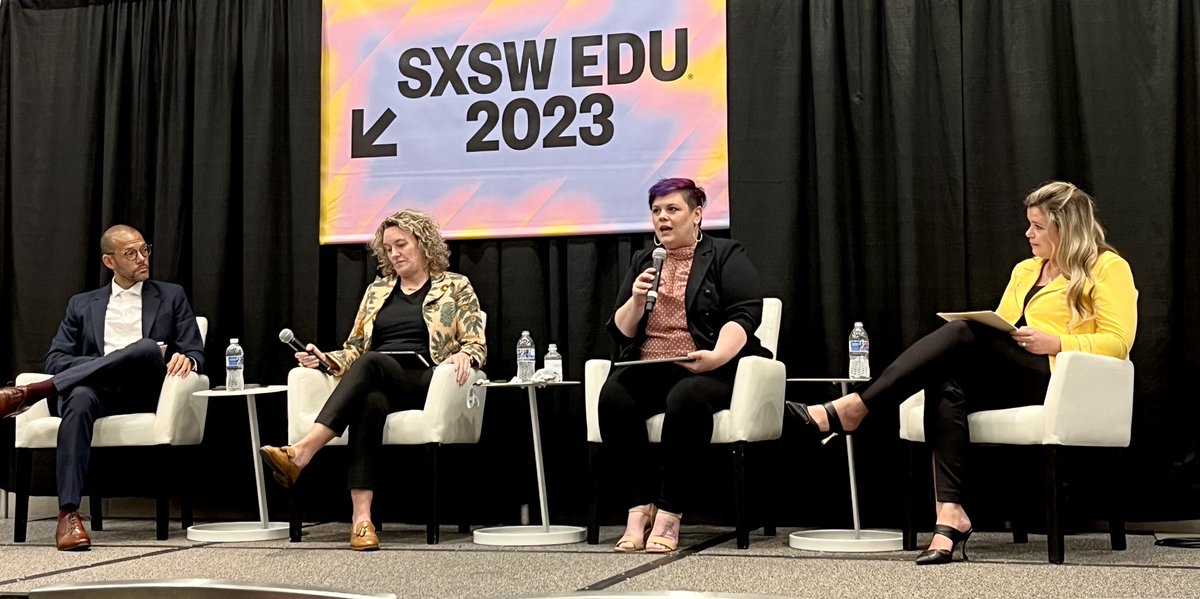 “Many of our math educators are happy to say #DataScience belongs in math, but also say “I’m not a stats person, I’m not a data person… 

We need to shift mindsets, and the teacher pipeline is in dire need of redefinition and investment” - ⁦@Steph_Does_Math⁩ at #SXSWEdu