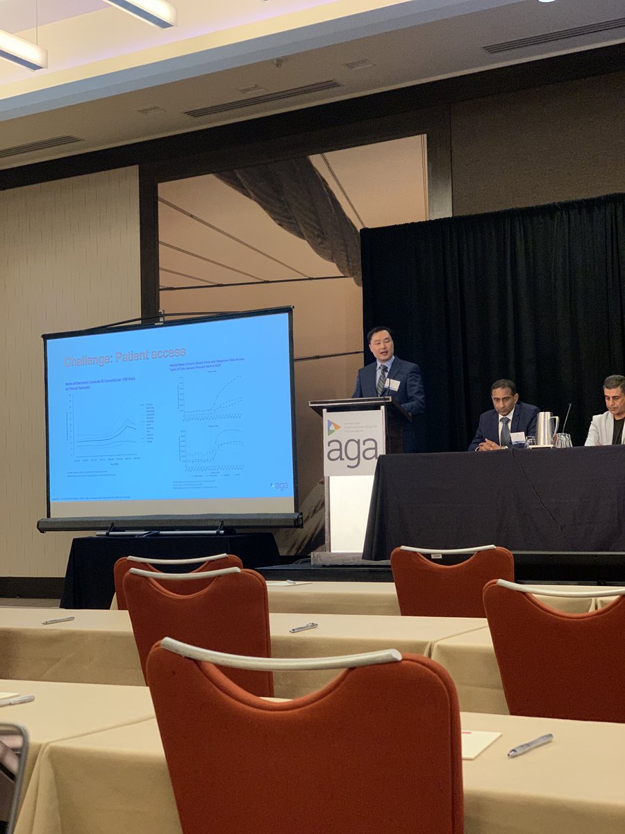 Dennis Shung (@dlshung) on Twitter photo <a href="/LinShenMD/">Lin Shen, MD, MBI, FAMIA</a> talking about informatics at #AGATech #AGA <a href="/LinShenMD/">Lin Shen, MD, MBI, FAMIA</a> talking about informatics at #AGATech #AGA