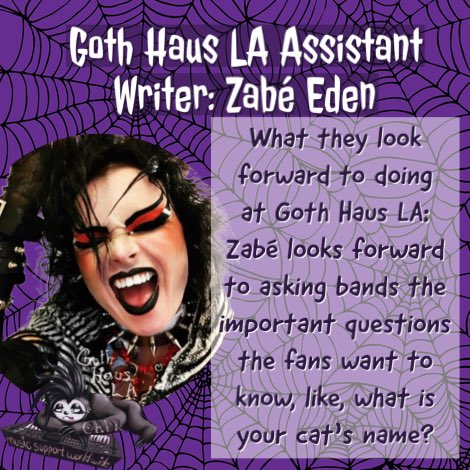 ANNOUNCEMENT ‼️ Announcing our newest and final addition to Goth Haus LA! Zabé is our final addition to the team as an Assistant Writer! #gothhausla #tradgoth #gothaf #deathrocker #writer #writersofinstagram #journalism #gothhaus #assistantwriters #batzcave