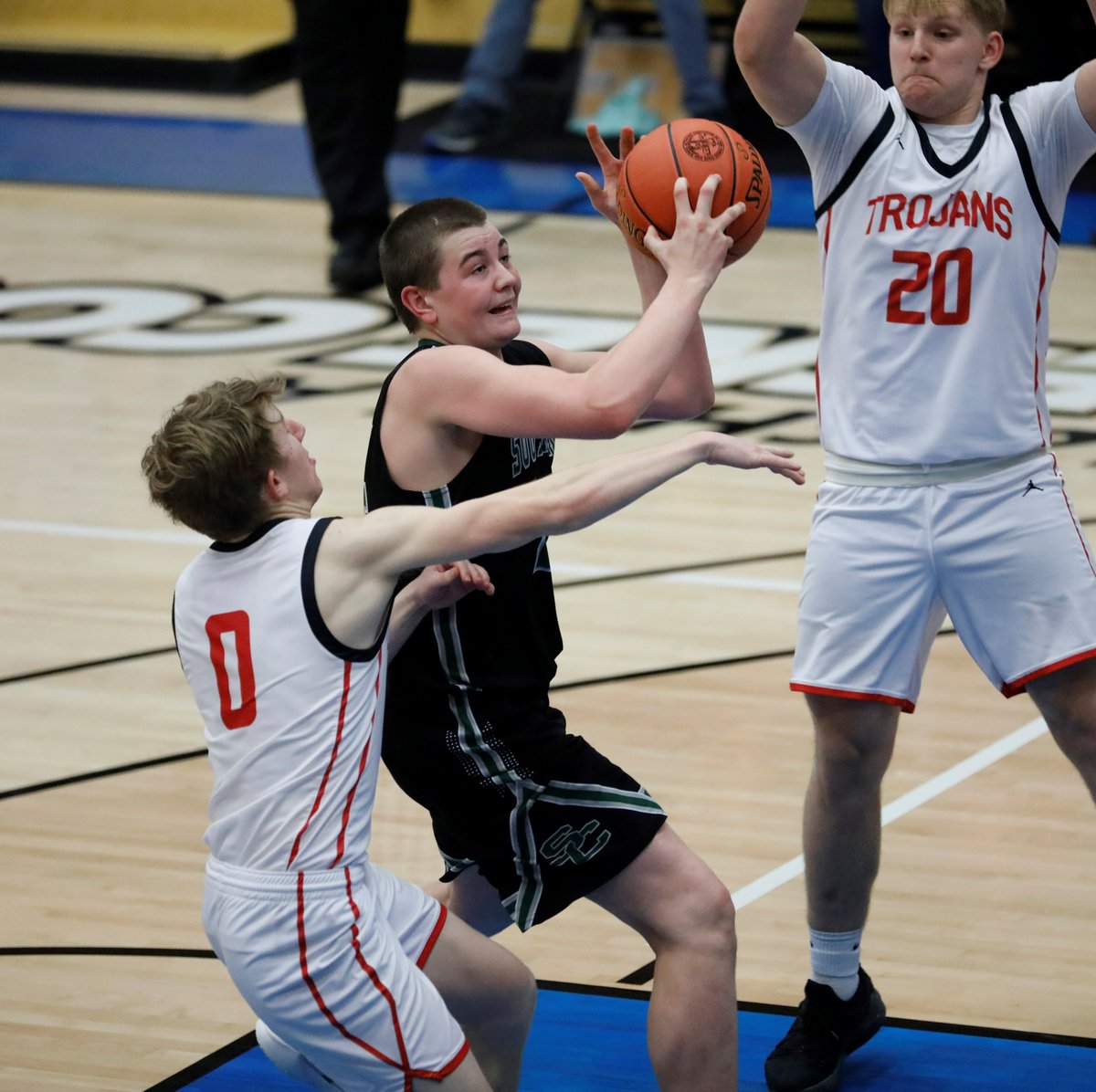 RickieKSHSAA's tweet image. Freshman Jack Herd delivered a big performance for South Central, scoring a game-high 18 points on 7-of-9 shooting in a 61-47 win over Stafford to help the Timberwolves into the Class 1A DII semis. #KSHSAACovered
