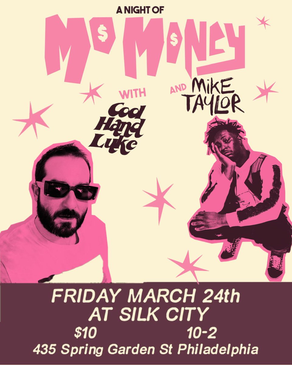 MIKE TAYLOR (@iammiketaylor) on Twitter photo PHILLY LET'S GO! Guess who's coming home and reuniting with my brother luke goodman at <a href="/SilkCityDiner/">Silk City Diner</a> Friday March 24th????? Also, im celebrating my BORNDAY so I hope to see ERRBODY!!! We going all the way up. Ticket link below.
miketaylor.kydlabs.com/e/EV50d944de-3… PHILLY LET'S GO! Guess who's coming home and reuniting with my brother luke goodman at <a href="/SilkCityDiner/">Silk City Diner</a> Friday March 24th????? Also, im celebrating my BORNDAY so I hope to see ERRBODY!!! We going all the way up. Ticket link below.
miketaylor.kydlabs.com/e/EV50d944de-3…