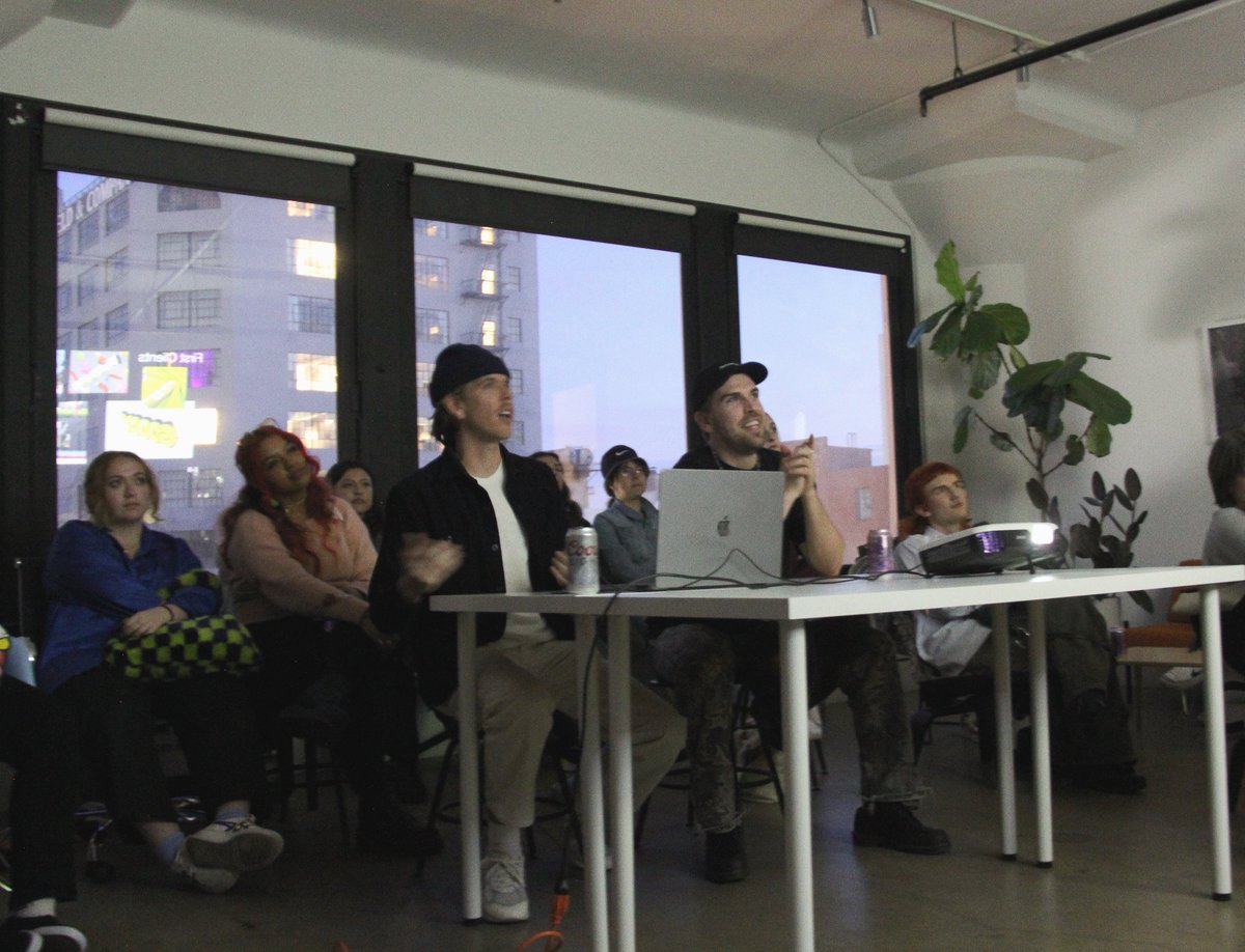 forthandback_la's tweet photo. We were thrilled to host @AIGAdesign's ASU chapter 
@asuaiga at our studio last night! Meeting the students was an absolute pleasure, and we enjoyed discussing a few of our design philosophies and sharing our studio’s journey. Thank you for the fantastic evening! ✨🧑‍🎓 https://t.co/XBlX3SeDXl