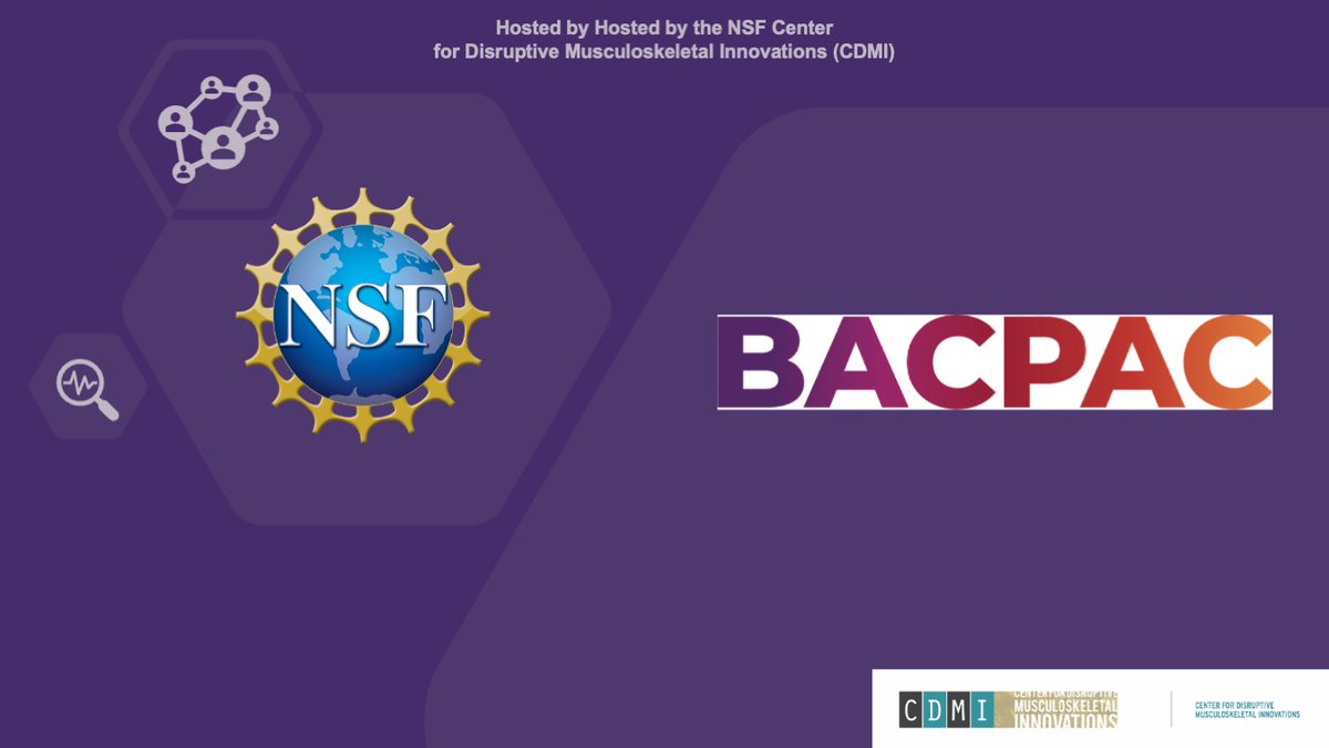 Center for Disruptive Musculoskeletal Innovations tweet media