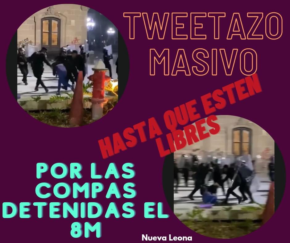 itgocu's tweet photo. #ElNuevoNuevoLeonReprimeMujeres
#ACAB
#NuevoLeonFeminicida
#SamuelReprimeMujeres 
#LiberenALasMorras
#MexicoReprimeALasMujeres https://t.co/n3RkxJJS9R