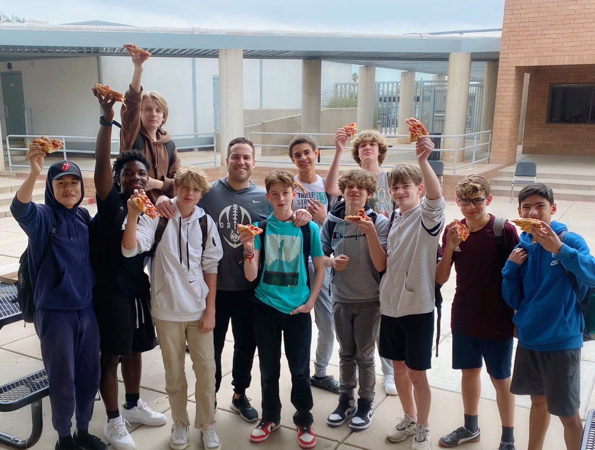 Finally got a chance to celebrate with these guys learning how to be great young men. Proud of your hard work this season. #sunriseaztecs <a href="/PVUSDATHLETICS/">PVUSD Athletics</a> <a href="/pvschools/">PVSchools</a> <a href="/NoahAnderson27/">Noah Anderson</a>