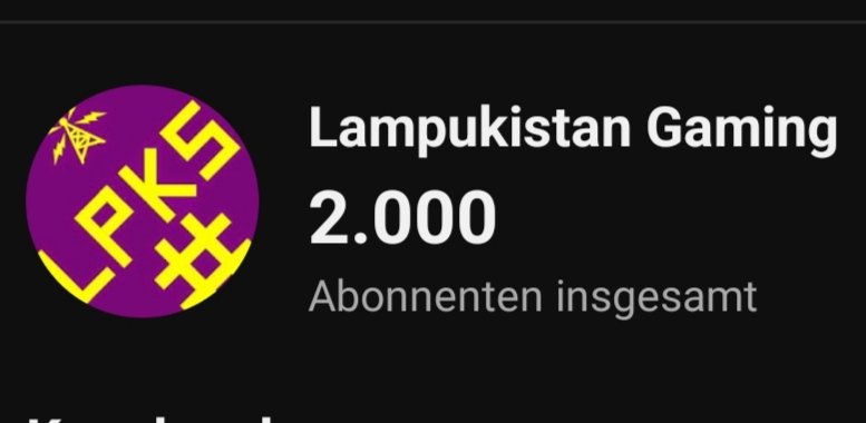 LPKS_Gaming's tweet photo. 2.000 🥰🥳

Ein Meilenstein ist erreicht! 

#YouTube #abonnenten #abos #lampukistan #lpks https://t.co/sIXy3eT8WB