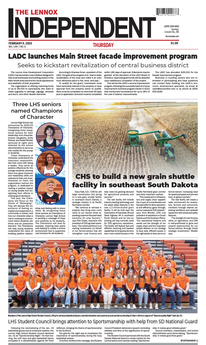 Check out this week's edition of The Lennox Independent. Available on stands now — login anytime at lennoxnews.com