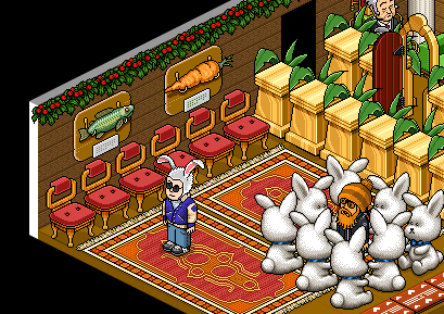 J'atterris dans un appart de <a href="/DimstreetHabbo/">ABCDim</a> sur <a href="/HabboFR/">Habbo FR</a> et voilà ce qu'il me fait subir… pas facile la vie d'une Carotte 🥕🥕