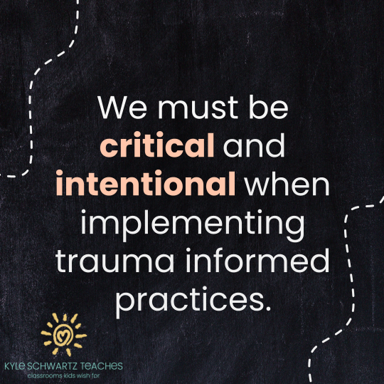 hikyleschwartz's tweet photo. When we are talking about helping all students, we have to talk about #trauma https://t.co/JiLlgVjqv1