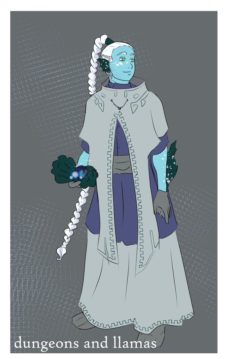 dungeons_llamas's tweet photo. Finished #outfit set for one of my chars. One for daily stuff, one for druidic gatherings and one for #spelljammer adventures. #outfitdesign #fantasy #triton #druid #dnddruid #fantasydruid #fantasyoutfit #fantasyclothes #digitalart #dndart #dungeonsanddragons #characterdesign https://t.co/4lfxNwBRzv