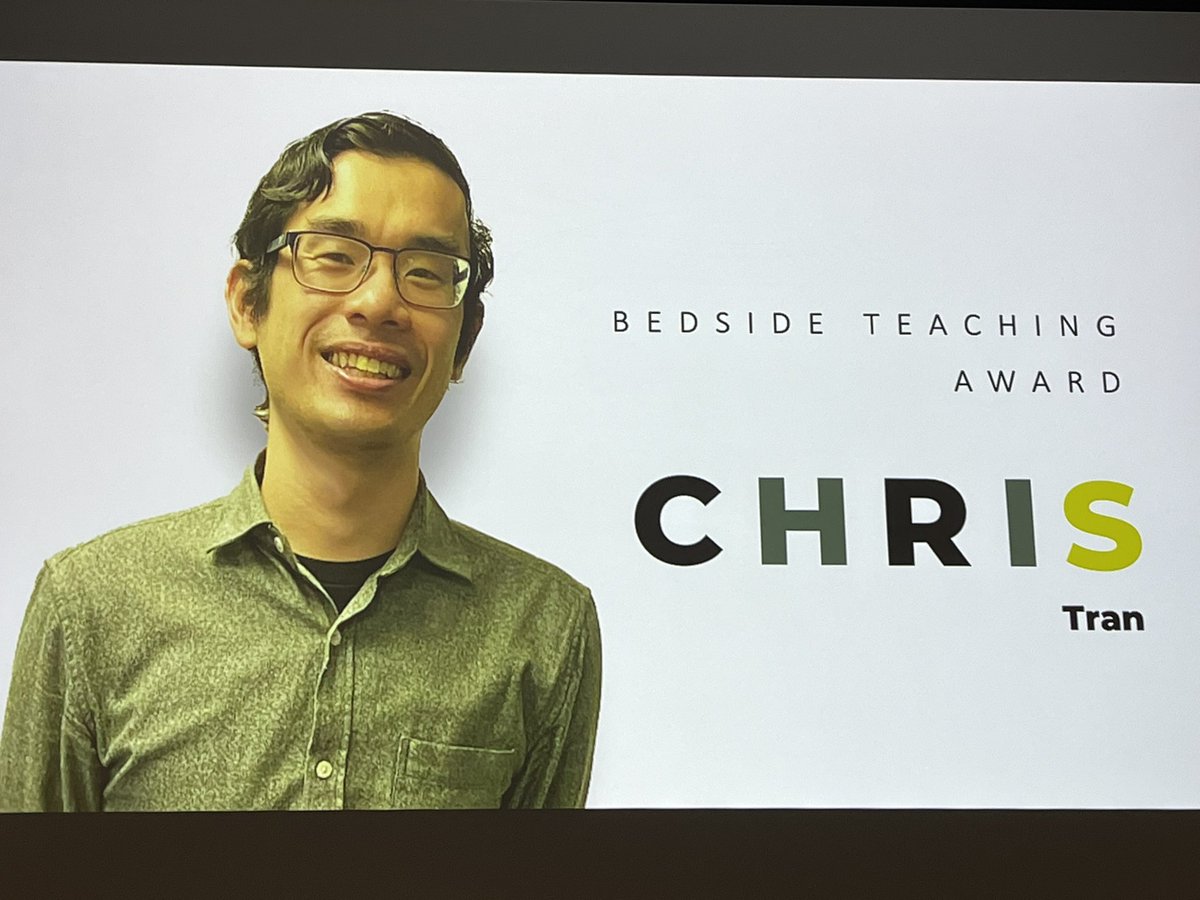 So proud to call him a colleague and a friend <a href="/ctran_MD/">Christopher Tran</a> !