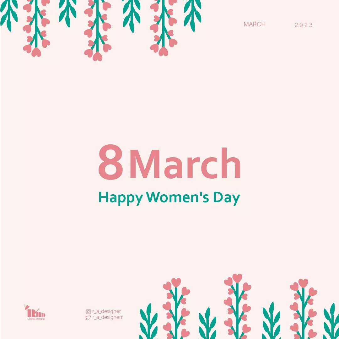 r_a_designerr's tweet image. كل عام وأنتِ ثَورة ...
 كل عام وأنتِ مُزهرة🤍
.
.
.
#women_day #nationalwomensday #يوم_المرأة_العالمي #يوم_المرأة  #woman 
#WomansDay2023