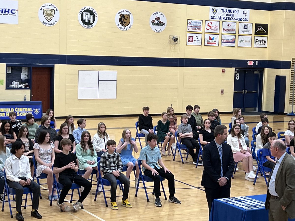 Congratulations to our newest members of the National Junior Honor Society.