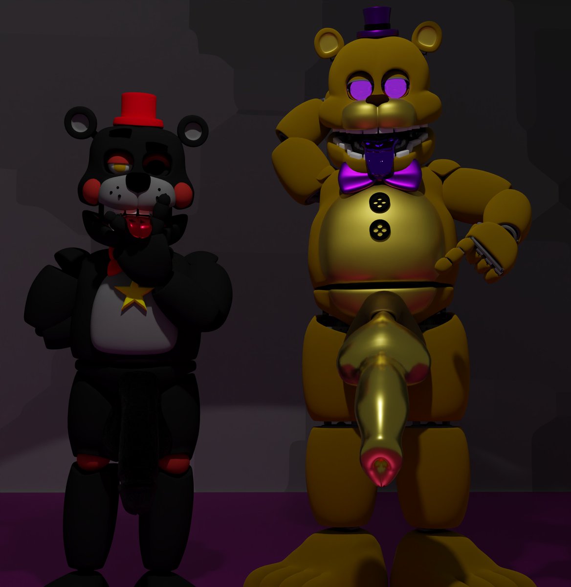 Lefty FNAF 6 In Fnaf World (Mod) by ZBonnieXD - Game Jolt