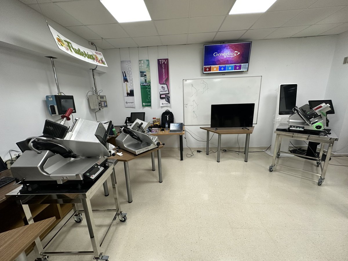 asysgon's tweet photo. Sede #Asysgon jornadas comerciales y técnicas de producto #Bizerba #foodprocessing Maquinaria de Corte para el sector #Alimentacion #Retail #Distribucion #Comercio

#Bizerba #foodprocessing  #slicer #mincer #smartslicing #technology #innovation #monitoring #monitoringservices https://t.co/3UTr2SfWK8
