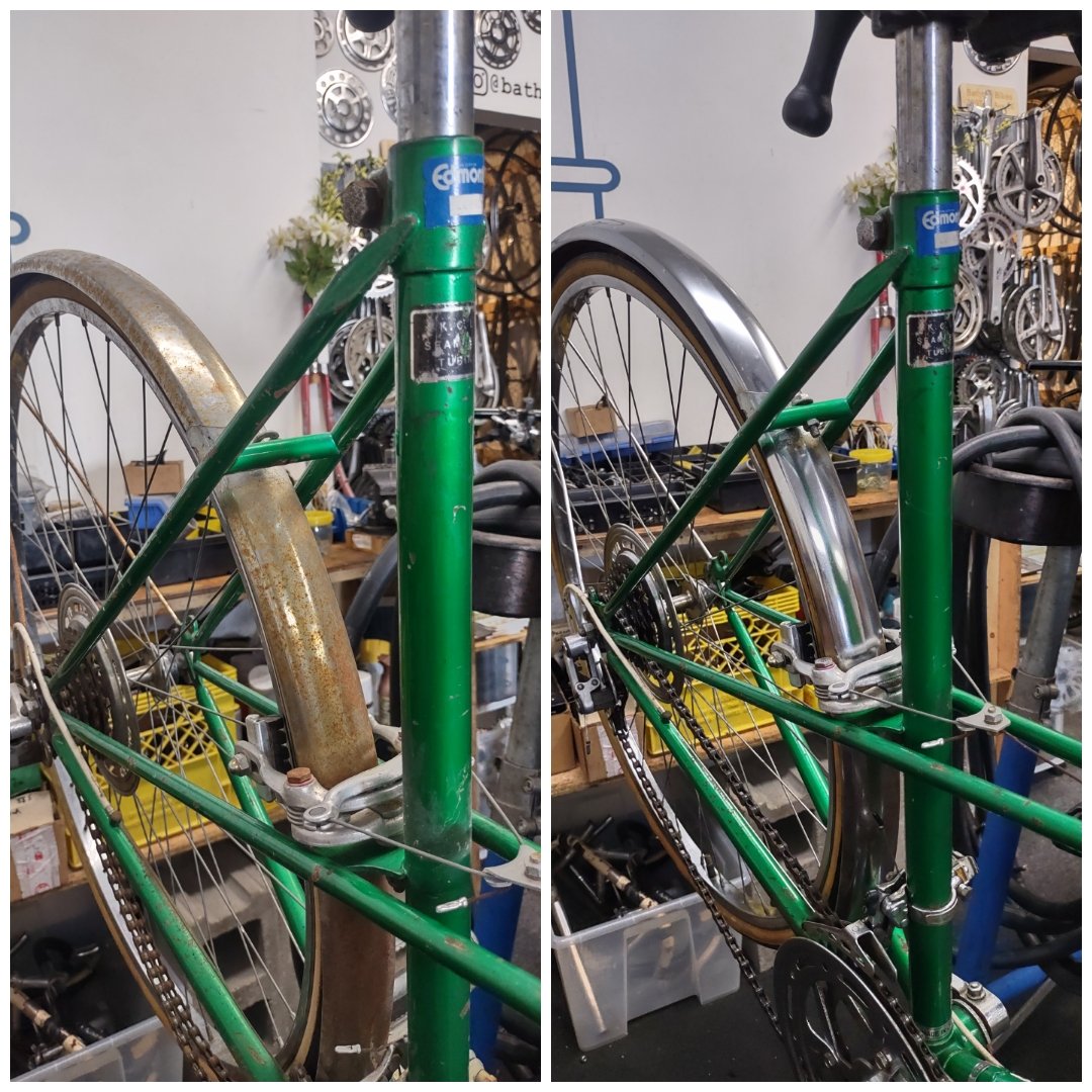 Spent the day scrubbing this Apollo Mixtie. What a beauty 💚💚💚💚
.
#yyc #calgary #yycnow #bikeshop 
 #yycnow #yycartscene #calgarydesign
#yycdesign #madeinAlberta #madeinCanada
#canadianartist #canadianart #yyclocalartists 
#yycbike