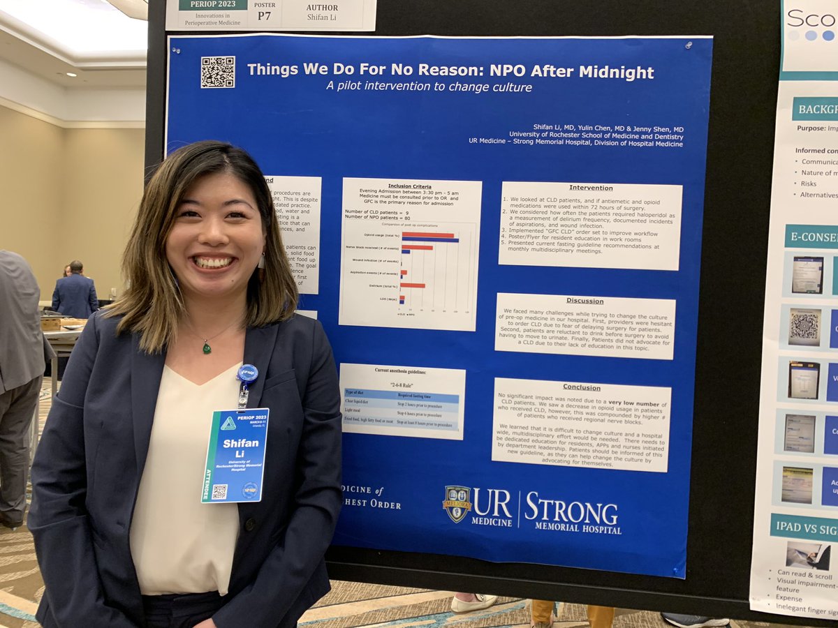 JennyShenMD's tweet photo. UR IM resident represent at #spaqi2023. Very proud of the work. Changing culture is hard but we will keep at it! #TWDFNR @SPAQIedu @URMCInternalMed https://t.co/FrM8qj7Jeb