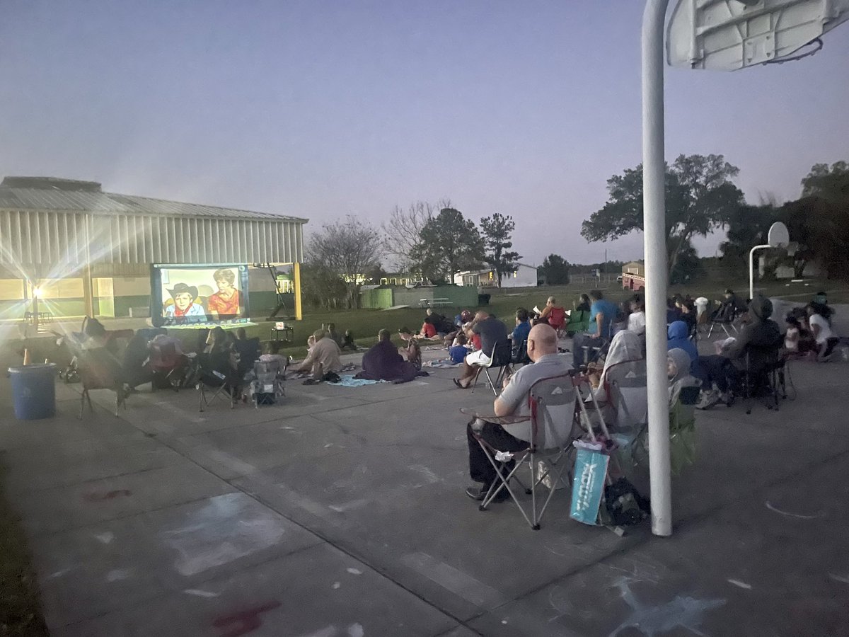 One Book One School movie with our SAES families. Willy Wonka and the Chocolate Factory! <a href="/SAESGophers/">Kimberly Anderson</a>