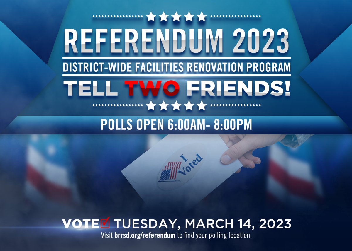 BRRSDBRHS's tweet photo. Referendum 2023: Plan to vote on March 14, 2023 #WeAreBR -->  https://t.co/3iGpxreH2l https://t.co/1DzL69l03M