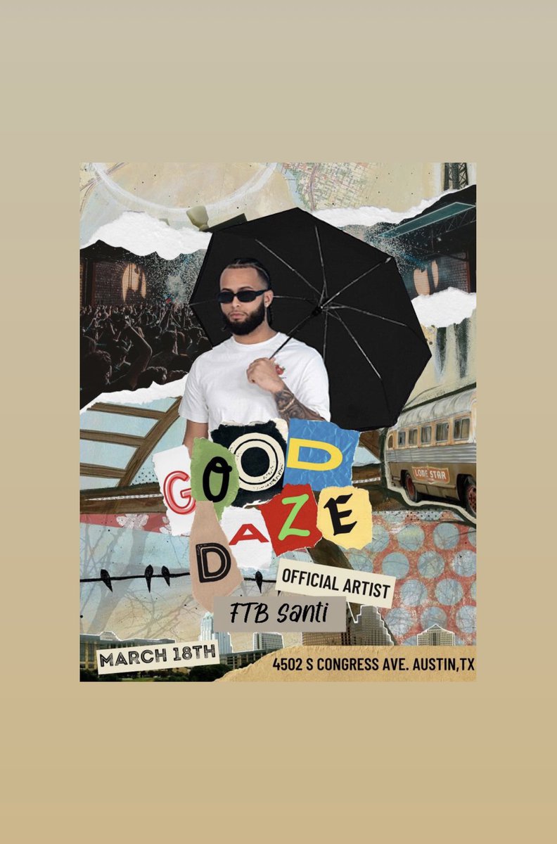 ftbsanti's tweet photo. Ill be performing @SXSW next Saturday March 18th!! Ill need all my real ones there to show love!! 🥂🫱🏾‍🫲🏽

Link to the tickets is down below:

https://t.co/KOvdLP5jqM https://t.co/NdRuT2oDXz