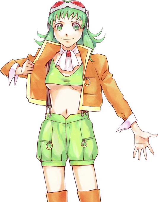 idk much about vocaloid stuff but i love gumi's old art.this is a downgrade to me ?  