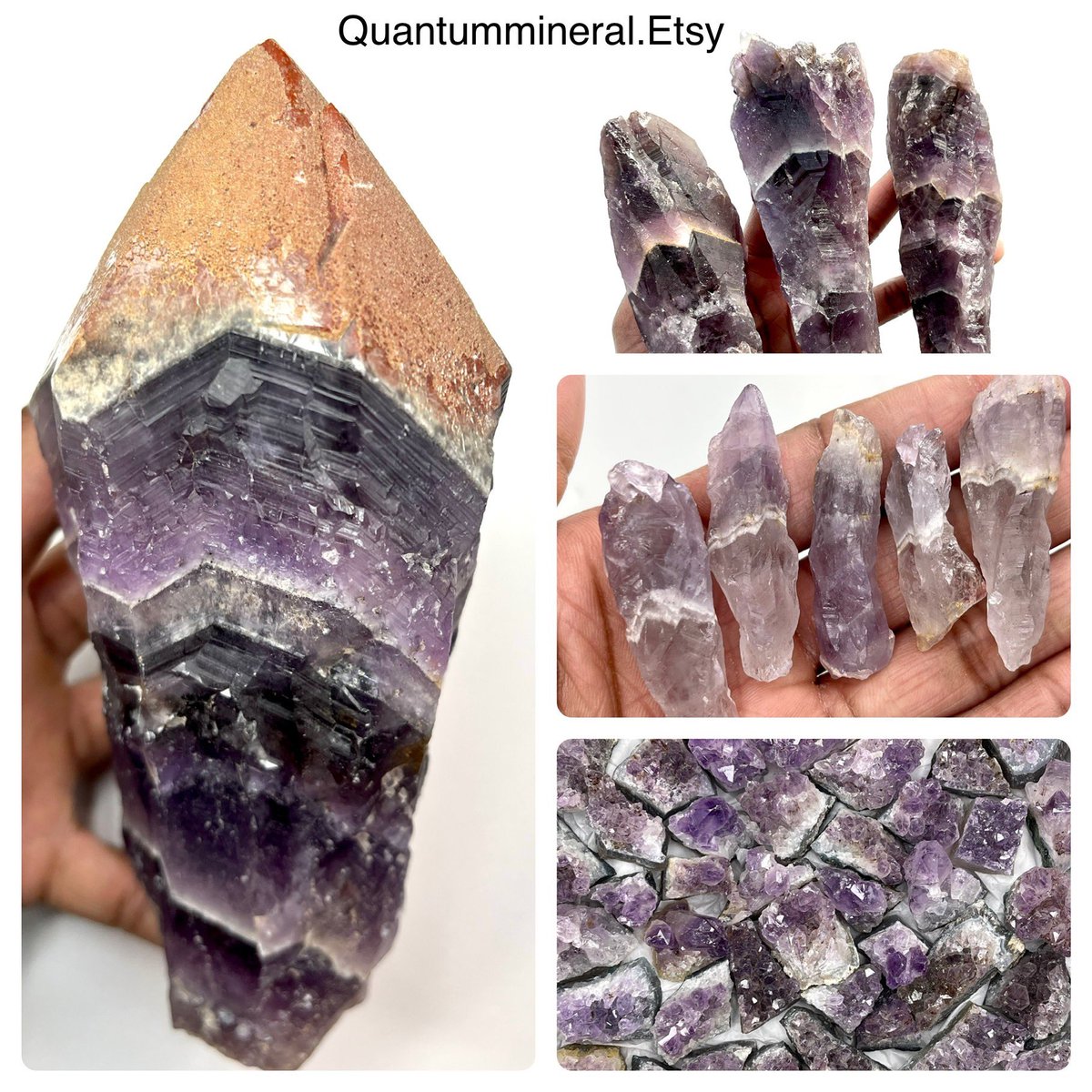 iam_AndQuantum's tweet photo. Auralite23, Brazilian Purple Amethyst, Selenite &amp; Zuni fetishes, Petrified Wood and more ON SALE up to 60% off! Get a Deal on these Gorgeous Crystals and Gemstones at Quantum Mineral on #Etsy https://t.co/IEZ04eCE8j #crystalshop #deals #auralite23 #crystals #rockhounds #giftideas https://t.co/syAuYiCtE6