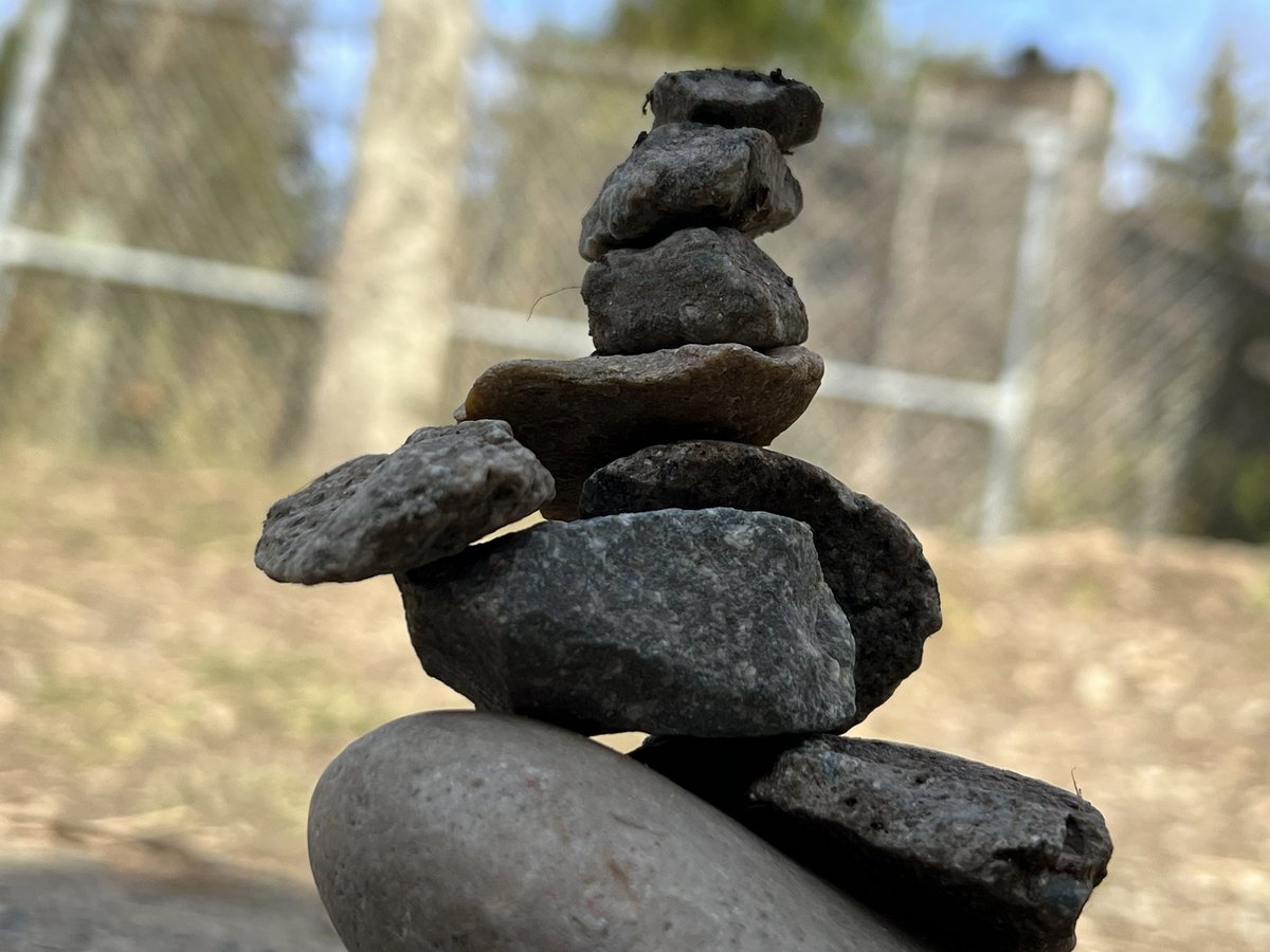runtboy's tweet photo. Students had engaging and challenging day stacking rocks.#sd36learn #funday https://t.co/l0Aa5ePDVI