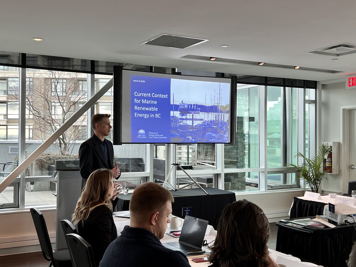 Canadian_MRE's tweet photo. Huge thank you to our #MRCMembers who attended the #BritishColumbia Member Roundtable today!
It was great to hear more about your projects, ideas, shared challenges & vision for the future of #MarineRenewables in BC.
Until next time #BeautifulBritishColumbia! https://t.co/HG6Zpm6EWu