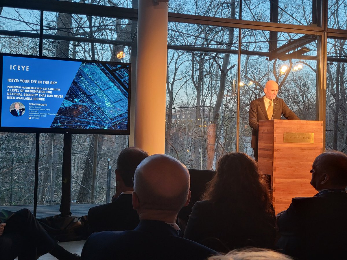 It was a great opportunity to hear from president of Finland and top finnish deeptech companies how USA is more and more important for Finland! #Northernlights #InnovationEspoo <a href="/EnterEspoo/">Enter Espoo</a> @ICEYEfi <a href="/Tvaurast/">Tero Vauraste</a>