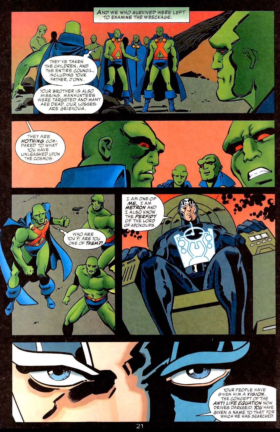 martian manhunter vs darkseid