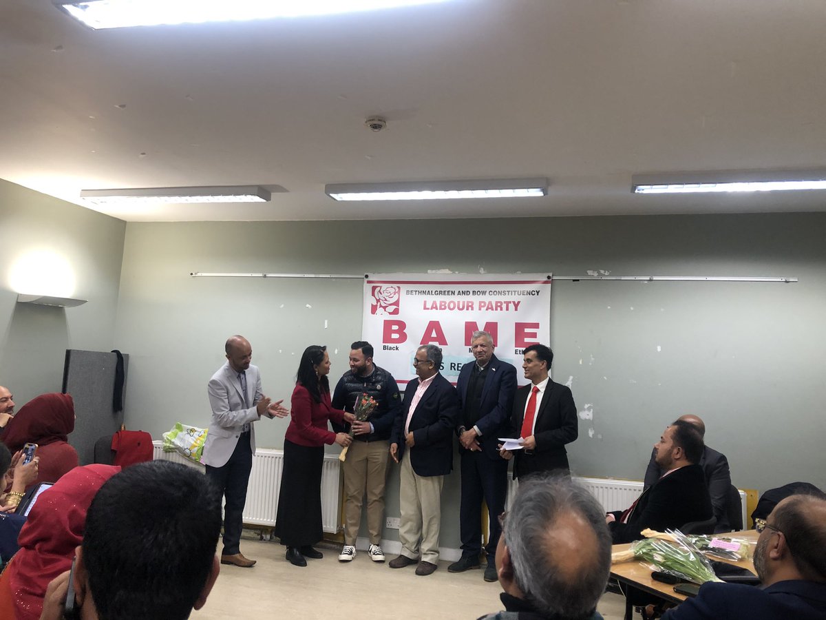 HamidaIdris's tweet photo. Today Labour Party BAME Tower Hamlets Held a event “FLORAL RECEPTION TO THE FIRSTLY ELECTED LABOUR BAME CLLR'S IN LONDON”. https://t.co/qLFNzbSMHW