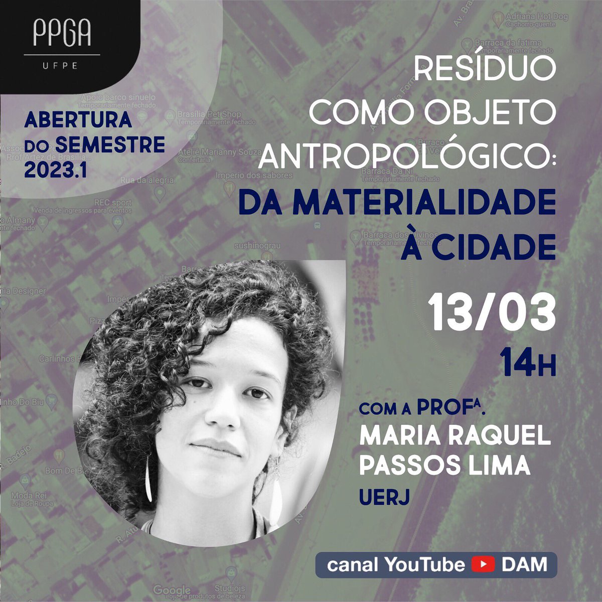 ResiduaLab_Uerj's tweet image. Conferência de abertura do semestre do PPGA da UFPE com Maria Raquel @passoslima_, coordenadora do @ResiduaLab_Uerj na próxima 2a 13/03, todxs convidadxs!