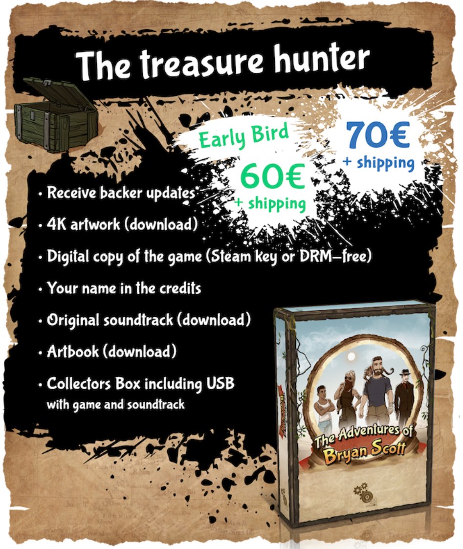 BryanScott_game's tweet photo. Early birds, there's still time to order one of these beautiful collector's boxes!

Choose your rewards: https://t.co/Md8ZALsgUo

#pointandclick #adventuregames #indiedev #gamedev #Kickstarter https://t.co/oj0xtI21Cr
