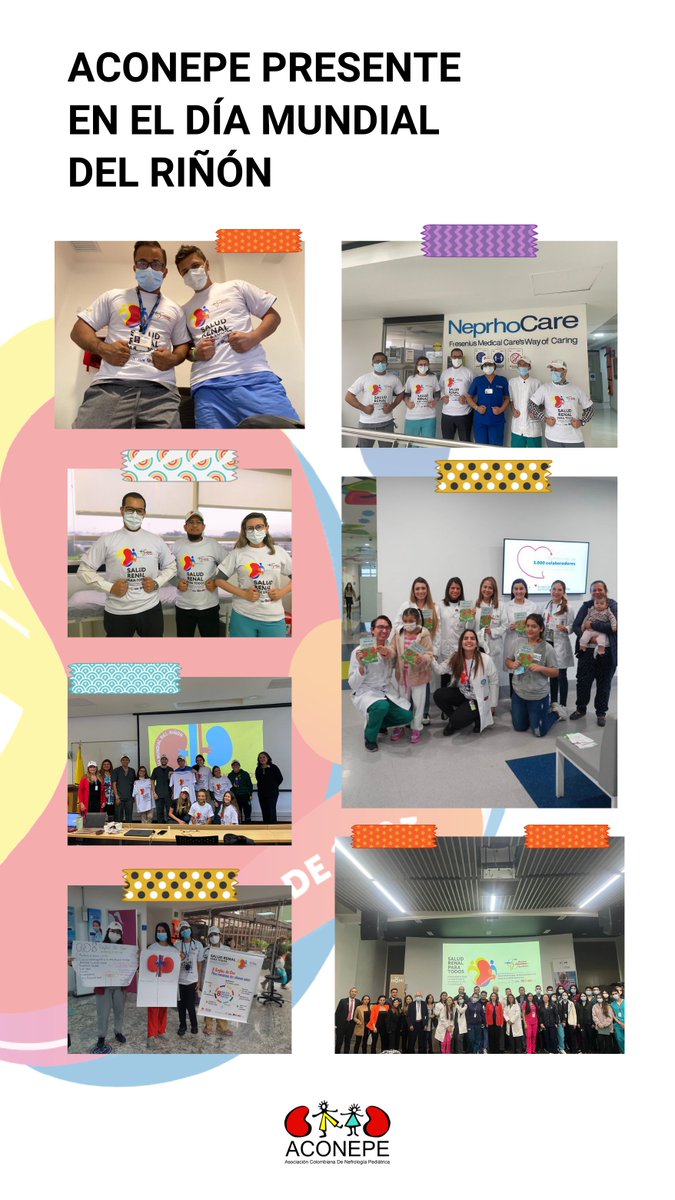 Así se vivió el Día Mundial del Riñón por Colombia.
¡#Aconepe presente!

Gracias a todos nuestros nefrólogos por invertirse en esta celebración mundial. 
#DiaMundialDelRiñon