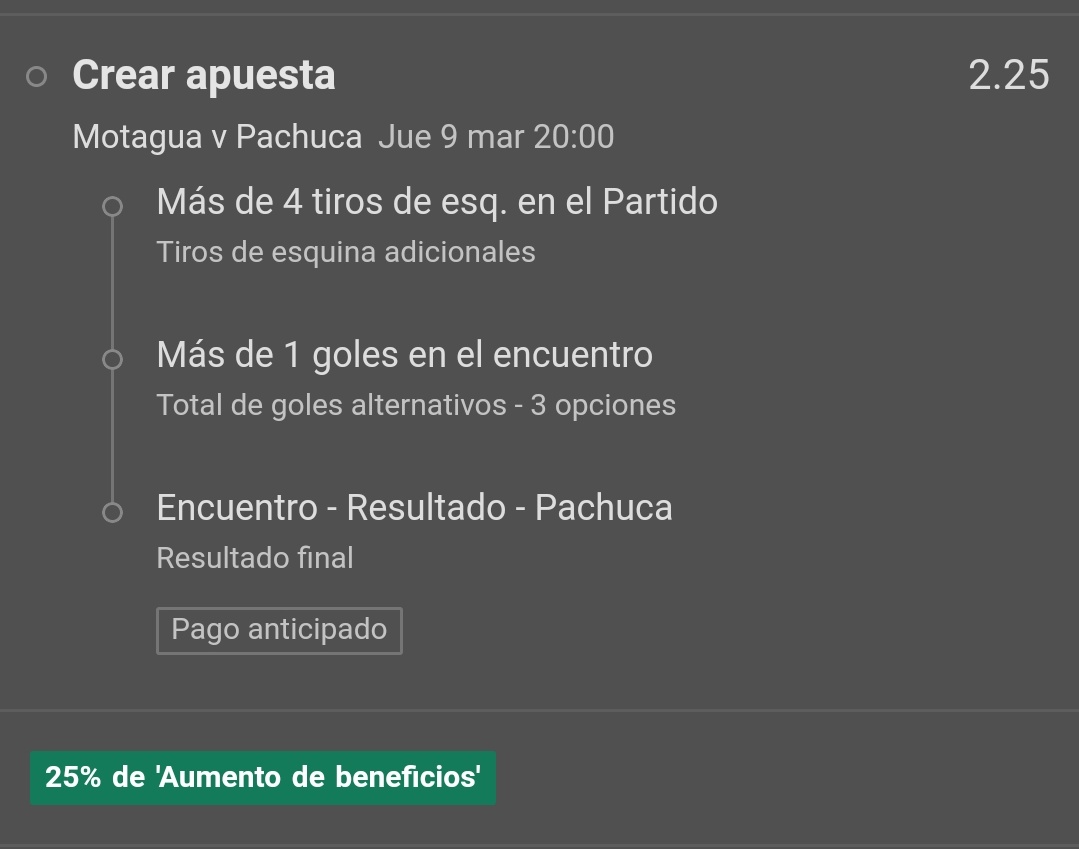 Hasbu_Apuestas's tweet photo. Motagua vs Pachuca 🔥 (2.25)

Vamos con la victoria de Pachuca, +4 tiros de esquina y +1 gol en el encuentro. 
Pachuca en concachampions es de los mejores equipos y en la liga MX es el equipo con mas goles. 😮‍💨

Igual pueden jugarlo solo con Pachuca gana. https://t.co/mX8cip7SHZ
