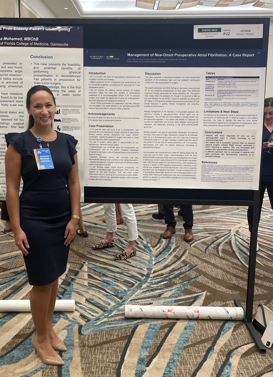 No better way to spend my birthday than learning about preoperative medicine and talking about our case of preop AF of unknown duration at <a href="/SPAQIedu/">SPAQI</a>