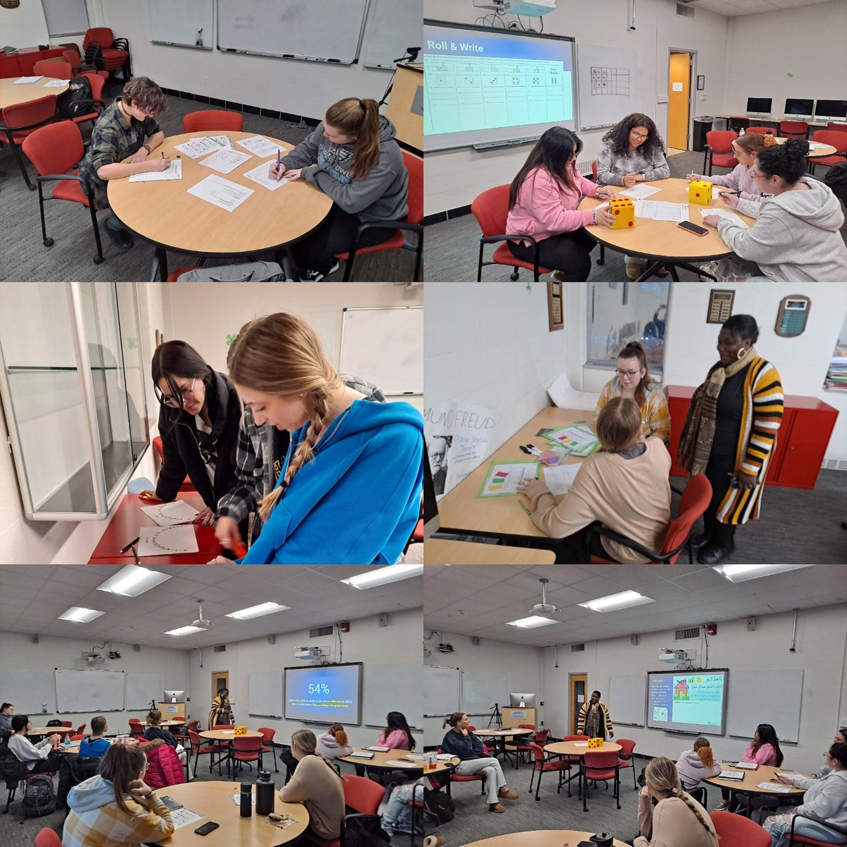✨️Tonight, we had a special guest teacher @SyRhey join our EDR class tonight @UHA! 🌟Our future educators engaged in foundational reading station rotations while engaging in thoughtful reflections. I'm so proud of my students' progress as future teachers of Literacy! 🙌😁
