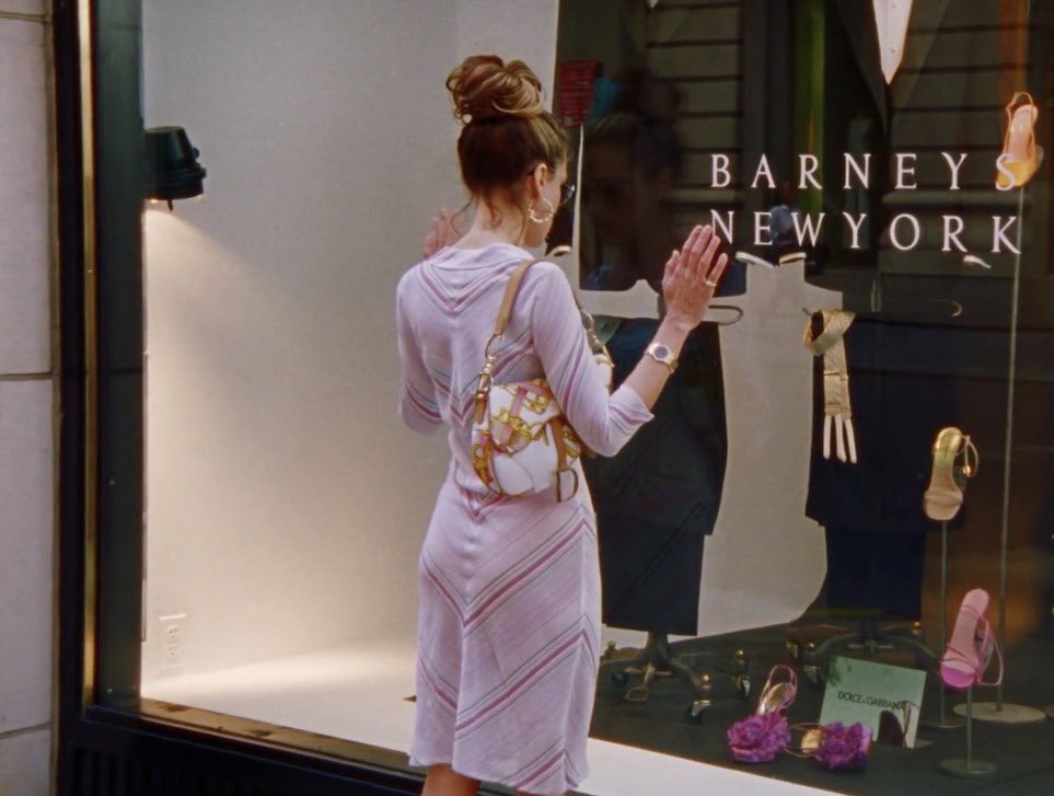 hannah on X: Carrie Bradshaw has AT LEAST three different Dior